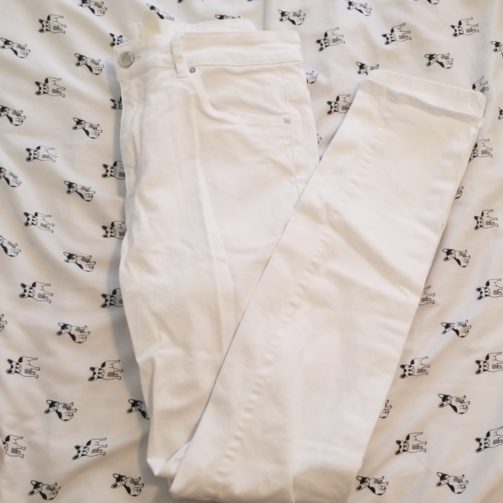 White denim H&M jeans